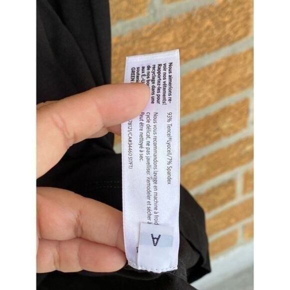 Eileen Fisher Black Kimono jersey dress size small black - Picture 10 of 11